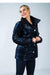 Sleek High-Collar Quilted Jacket with Fashionable Elastic Accents