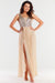 Radiant Sequin-Embellished Mesh Gala Dress