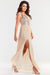 Radiant Sequin-Embellished Mesh Gala Dress