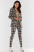 Trendy Handcrafted Checkered Urban Jacket