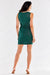 Sleek Tailored Mini Dress with Stylish Waist Tie