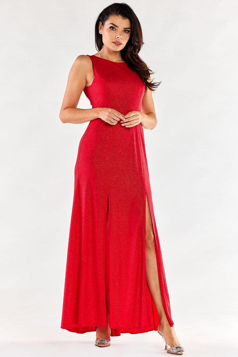 Sophisticated Front-Slit Evening Gown