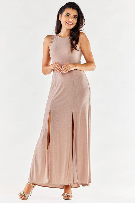 Sophisticated Front-Slit Evening Gown