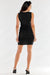 Sleek Tailored Mini Dress with Stylish Waist Tie