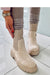 Stunning Women's Suede Platform Boots Model 174518