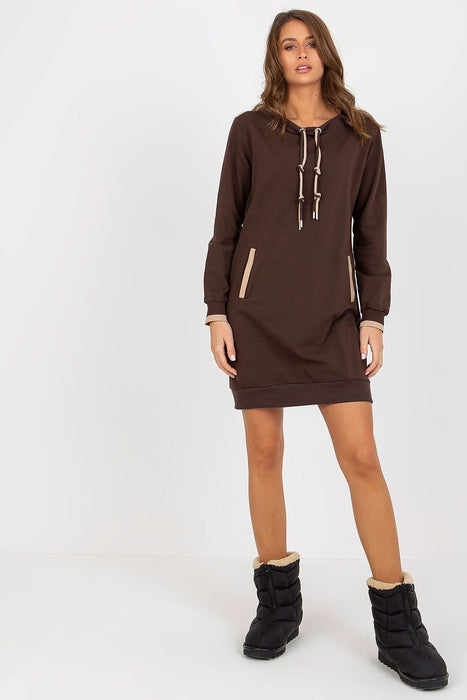 Chic Comfort Long Sleeve Lounge Dress