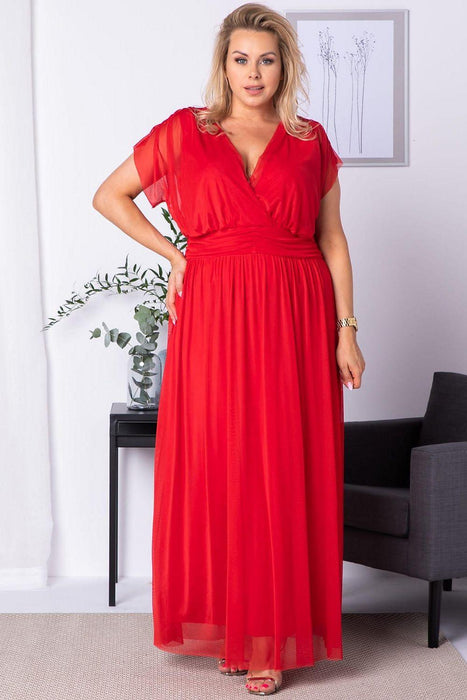 Chic Plus Size Manuela Maxi Dress for Curvy Beauties