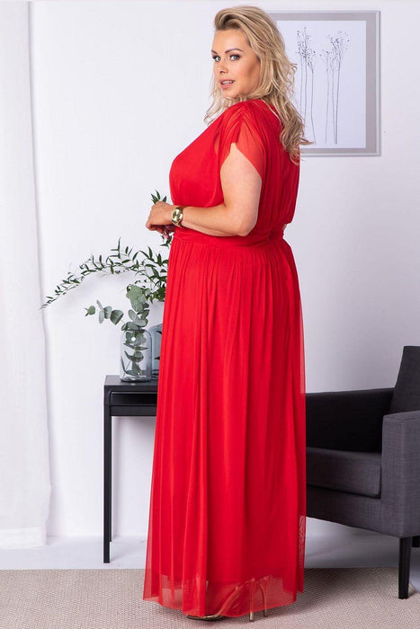 Chic Plus Size Manuela Maxi Dress for Curvy Beauties