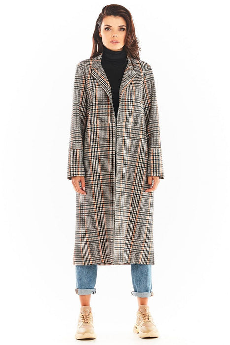 Chic Belted Overcoat with Dual Collar