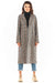 Chic Belted Overcoat with Dual Collar