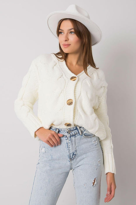 Chic Heart Neckline Cardigan with Parisian Charm