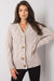 Chic Heart Neckline Cardigan with Parisian Charm