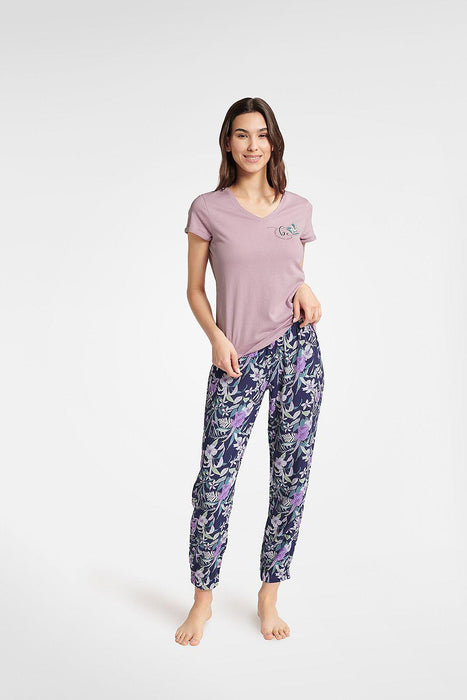 Bluebird Bliss Luxe Cotton Pajama Ensemble