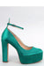 Elegant Satin Platform Heels Model 176071