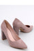 Elegant Block Heel Pumps - Model 176095