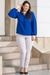 Elegant Plus Size Sewka Blouse for Sophisticated Evenings