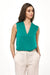 Sophisticated Sleeveless Viscose Blouse for Effortless Elegance