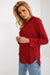 Essential Women's Cotton Blend Long Sleeve Button-Up Shirt