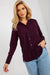 Essential Women's Cotton Blend Long Sleeve Button-Up Shirt