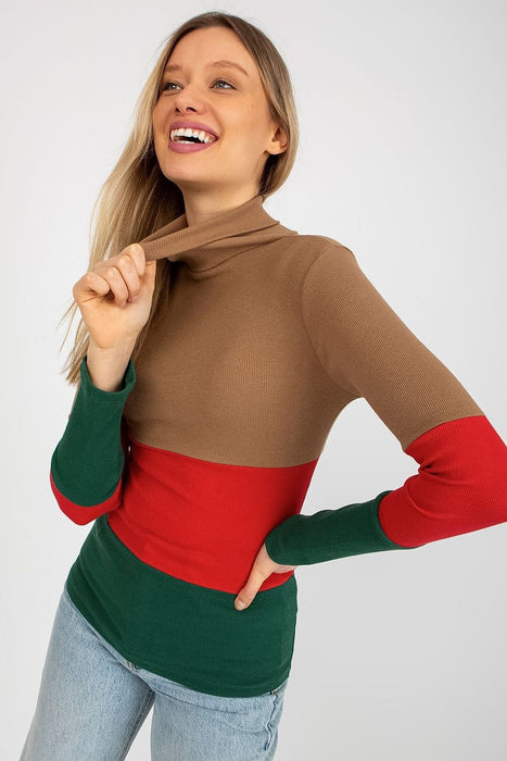 Chunky Knit Turtleneck Pullover