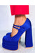 Satin Elegance: Women's Platform Pumps 176975 with Striking Design and Comfort