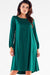 Trendy Trapeze Daydress with Comfy Elastic Sleeves