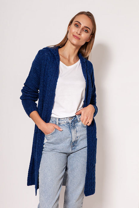 Chic Handmade Knit Cardigan from a Family-Owned Polish Workshop