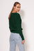 Stylish Heart-Cut Neckline Knit Sweater