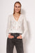 Sophisticated Deep V-Neck Knit Cardigan