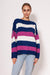 Cozy Striped Oversized Knit Jumper