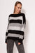 Cozy Striped Oversized Knit Jumper