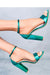 Chic Satin High Heel Sandals - Style 177762