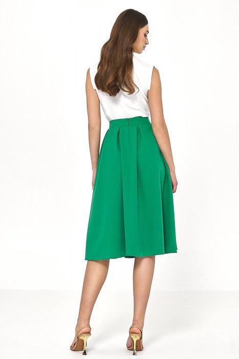 Sophisticated A-Line Midi Skirt