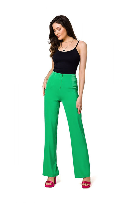 Elegant Zippered Women's Trousers for Effortless Chic