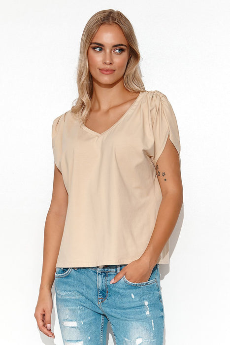 Makadamia Luxe Knit Blouse