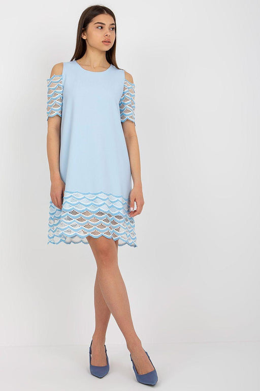 Elegant Lakerta Openwork Cocktail Dress