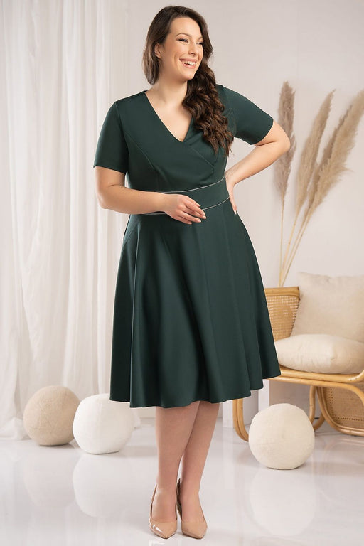 Elegant Curves Flared Dress - Karko Collection