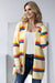 Vibrant Multi-Colored Oversized Knit Cardigan