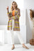 Vibrant Multi-Colored Oversized Knit Cardigan