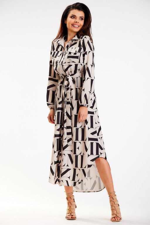 Sophisticated Belted Maxi Dress for Chic Comfort