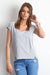 Chic V-Neck Essential Cotton Top for Women