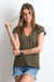 Chic V-Neck Essential Cotton Top for Women