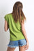 Chic V-Neck Essential Cotton Top for Women