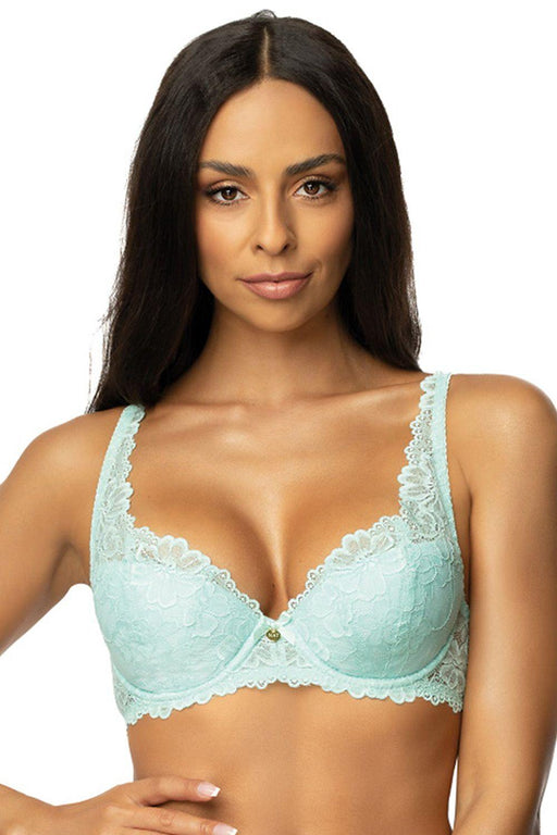 Floral Elegance Adjustable Padded Lace Bra