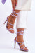 Chic Strappy Heeled Sandals - Model 179632