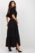 Elegant Frilled Maxi Skirt from Italy Moda