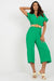 Elegant Summer V-Neck Jumpsuit Ensemble with Trendy Belt