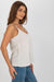 Elegant V-Neck Adjustable Tank by Top Och Bella