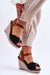 Elegance in Every Step: Buskin Women's Platform Sandals Model 179838