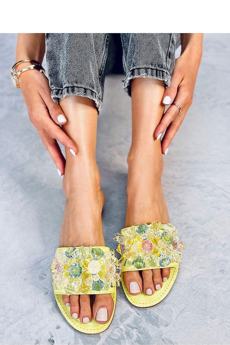 Glamorous Eco-Friendly Flip-Flops with Shiny Stone Accents